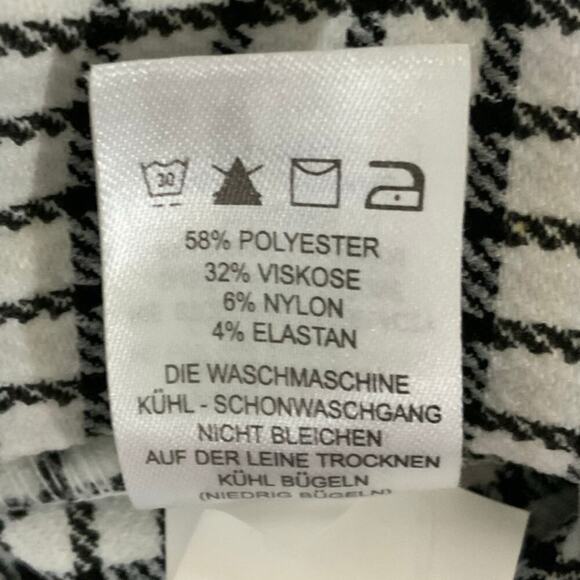 Rachel Zoe Pants Womens 6 Houndstooth Flat Front Stretch Casual Formal Chino NWT - Picture 11 of 12